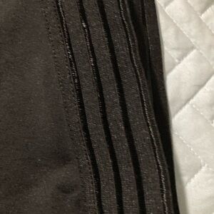 Forever 21 medium black spandex leggings with mesh detail